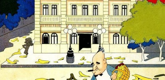 Cartoon by J. Carlos reflects Getúlio's strategy to ward off competitors – Photo- Reproduction