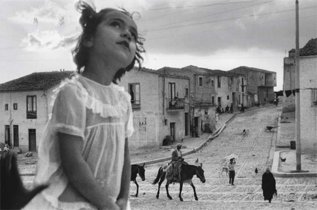 Rua Principal de Corleone, Sicília, Itália, 1959