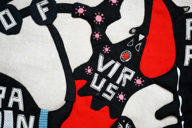Detail from "Fear of" (2020), Rivane Neuenschwander. Photo: Disclosure.