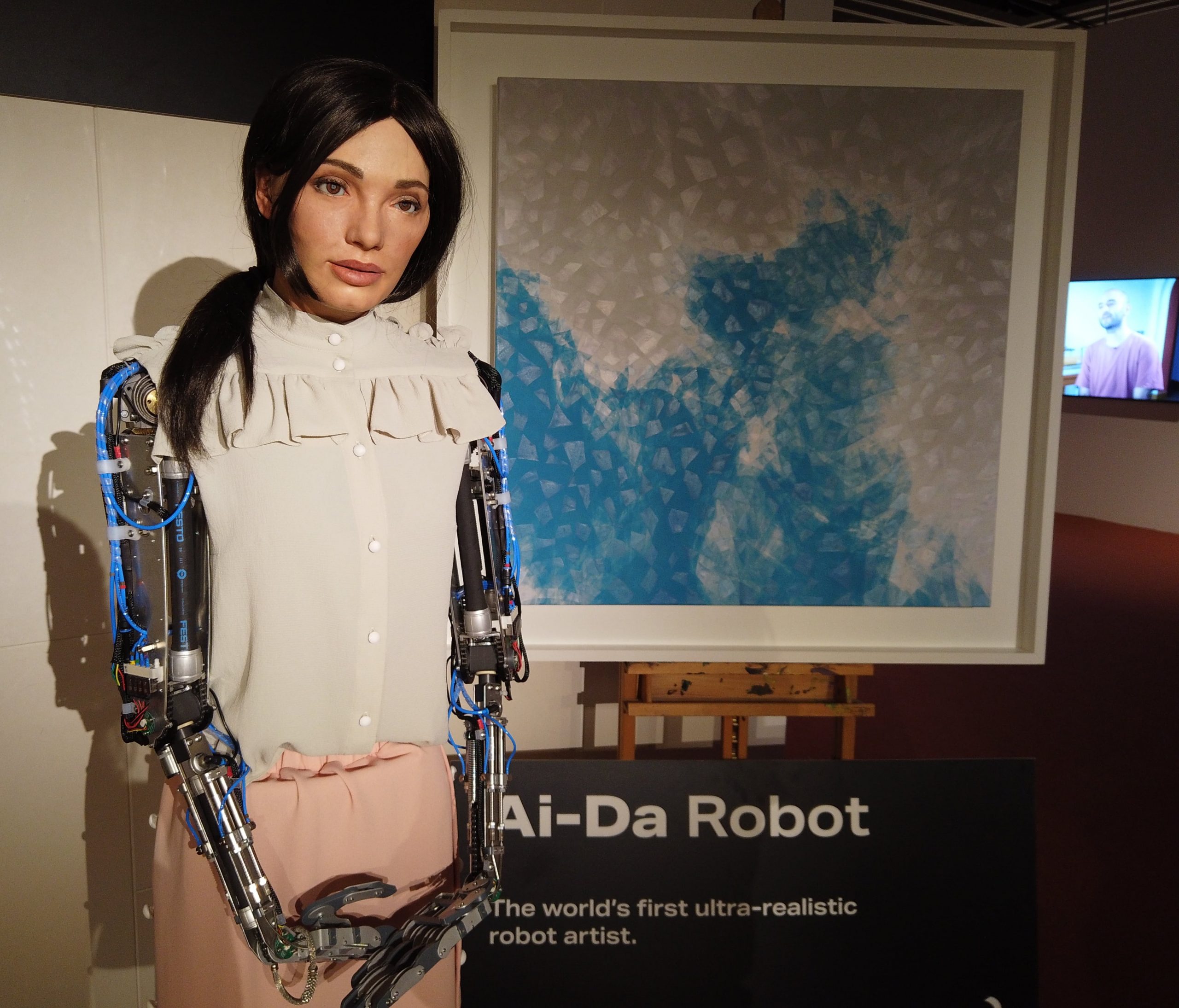 What are the implications of artificial intelligence for the future of art?  The robot artist Ai-da and her creators discuss