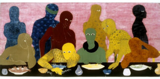 34ª Bienal de São Paulo. "La Cena" (The Supper), 1991, da artista cubana Belkis Ayón, uma das participantes da Bienal