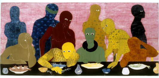 34ª Bienal de São Paulo. "La Cena" (The Supper), 1991, da artista cubana Belkis Ayón, uma das participantes da Bienal