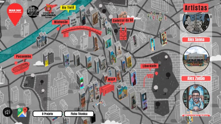 Murais e arte de rua de São Paulo são reunidos em museu virtual