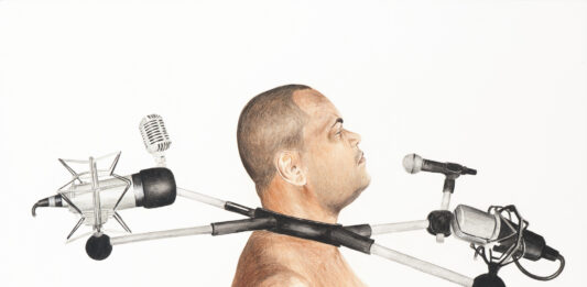 "Gargalheira or who will speak for us", Sidney Amaral, 2014. Photo: Private collection/Courtesy Sesc Jundiaí