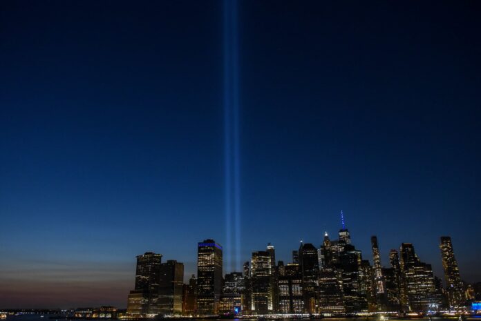 Tribute in Lights Twin Towers