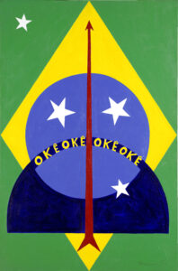 Abdias Nascimento, "Okê Oxóssi" (1970). Divulgação MASP.