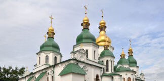 Catedral de Santa Sofia, em Kyiv, na Ucrânia. Foto: Wikimedia Commons.