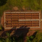 Vista aérea de "Campo da fome", de Matheus Rocha Pitta.