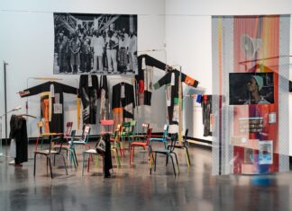 The School of Mutants, "All Fragments of the Word Will Come Back Here to Mend Each Other", exhibited at the Akademie der Künste in Pariser Platz as part of the 12th Berlin Biennale. Photo: dotgain.info