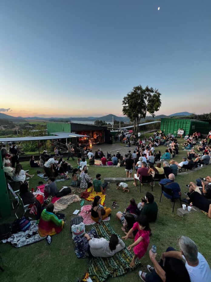 Festival Arte Serrinha: Auditorium of the Natural Park, which houses the shows of the program/Photo: Flavio Nogueira