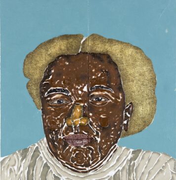 Detalhe de "Maria Firmina dos Reis" (2022). Foto: Paulo Rezende/Divulgação Masp.