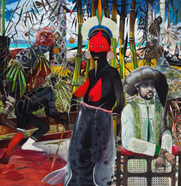 Reapropriar para reparar: o centenário da Semana de 22 sob a ótica decolonial Luiz Zerbini, "A Primeira missa", 2014. Foto: Pat Kilgore.