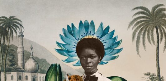 Silvana Mendes, "Afetocolagens - Reconstruindo Narrativas Visuais de Negros na Fotografia Colonial", Série II, 2022 - PREAMAR. Cortesia SP-Arte.