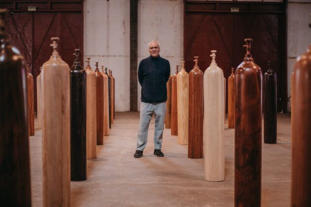 José Bento, "Ar", work exhibited at Cais do Porto, for the 13th Mercosul Biennial. Photo: Thiele Elissa
