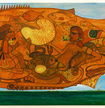 José Barbosa, A PEQUENA JANGADA NO HORIZONTE, exposta na mostra LUZ PRÓPRIA na Arte 57