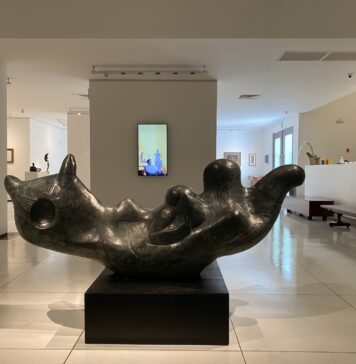Victor Brecheret, "Acalanto de Bartira" (1954), presente na exposição "Victor Brecheret e a Semana de Arte Moderna de 2022", na Pinakotheke São Paulo. Foto: multiarte_pinakotheke