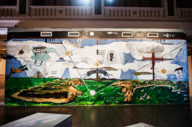 Arjan Martins, "The Atlantic Triangle Between Dystopian Times", Mercosul Biennial (2018). Photo: Thiéle Elissa/Courtesy of A Gentil Carioca