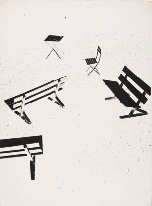 Eduardo Salvatore, "Composição em branco e preto", c. 1960. Foto: Divulgação/Galeria Almeida & Dale