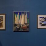View of the exhibition "Ianelli: 100 years". In the center, the work "Veil Boats", 1957. Photo: Estúdio em Obra