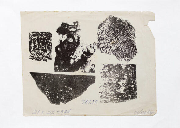 Carmela Gross, "Stamps", 1977-1978, project archives