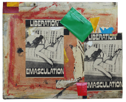 Boris Lurie, "Liberation Emasculation Circa", anos 1970. Cortesia: Boris Lurie Art Foundation