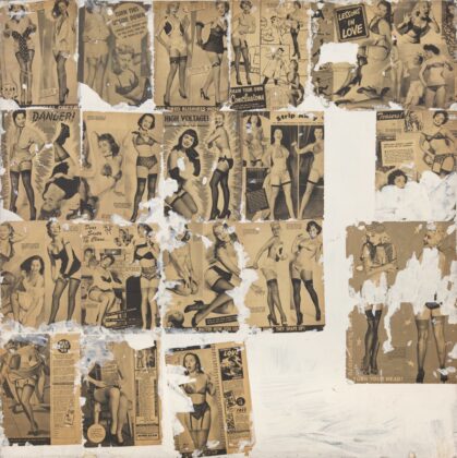 Boris Lurie, "Untitled (Saturation Paintings)", c. 1959-1961. Cortesia: Boris Lurie Art Foundation