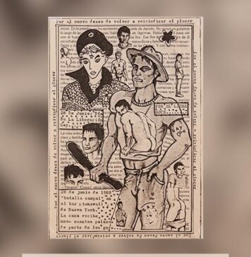 Miguel Ángel Lens, obra presente na exposição "La poesía está en la calle". Cortesia: Muntref