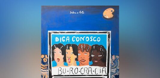 Anna Bella Geiger, "Sobre a arte/Diga conosco: bu-ro-cra-cia", 1978. Crédito: Coleção Gilberto Chateaubriand/MAM Rio. Foto: Divulgação