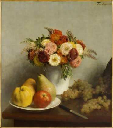 "Flores e Frutos", Fantin-Latour, 1865. Foto: Reprodução