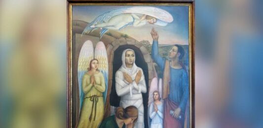 "A Ressurreição de Lázaro" (1928), de Anita Malfatti. Cortesia: Museu de Arte Sacra de São Paulo