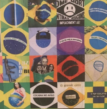 A mostra ‘O Grito!’ é cancelada em Brasília, e curadora diz que isto abre precedente perigoso Detalhe do painel da artista Marilia Scarabello, na exposição "O Grito!". Foto: Reprodução