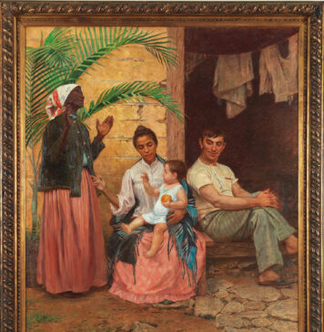 "Redenção de Cã", 1895, óleo sobre tela, 199 x 166 cm, assinada M. Brocos Rio de janeiro. 1895. Coleção Museu Nacional de Belas Artes/Ibram Foto: Rômulo Fialdini