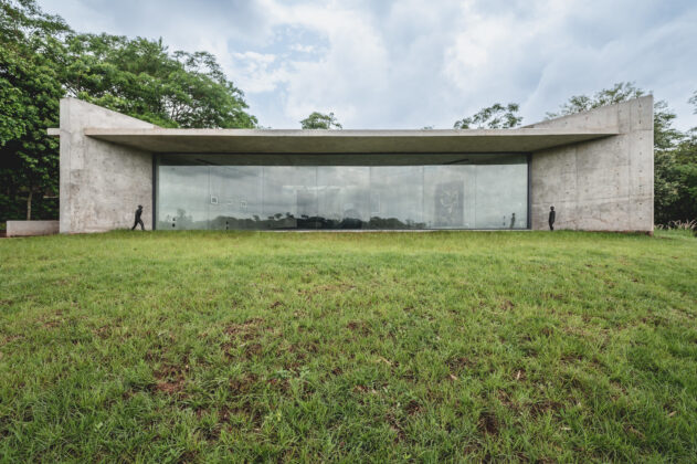 Pavilh&atilde;o dedicado ao artista Raul Mour&atilde;o, no Parque Geminiano Momesso. Foto: Gabriel Teixeira