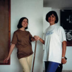 Iole de Freitas and Raquel Arnaud (1992). Credit: Personal archive