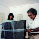 Raquel Arnaud and Jesus Soto in Caracas, Venezuela (1987). Credit: Personal archive