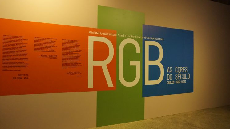 Vista da exposição RGB: As Cores do Século