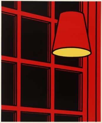 "Interior: Night" (1970-1), de Patrick Caulfield. 1936-2005 Presented by Rose and Chris Prater through the Institute of Contemporary Prints 1975
