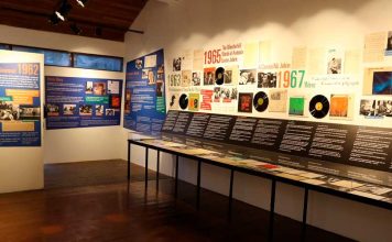 Exposição permanente “Tom Jobim: Discos Solo”