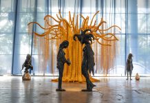 View of Nádia Taquary's installation during the 36th São Paulo Biennial © Levi Fanan/Fundação Bienal