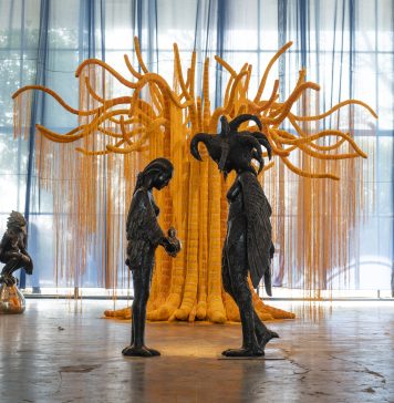 Lack of context confuses 36th São Paulo Biennial View of Nádia Taquary's installation during the 36th São Paulo Biennial © Levi Fanan/Fundação Bienal