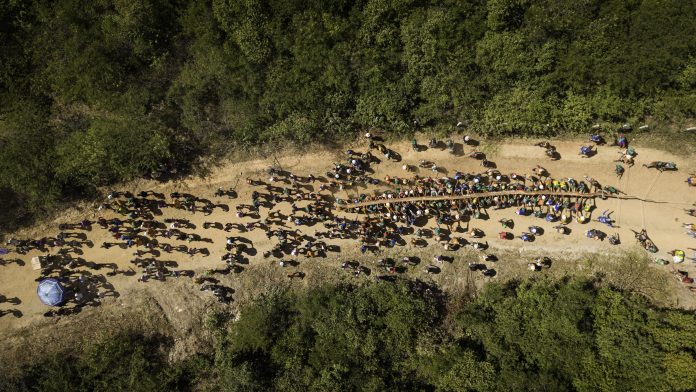 Drone Cortejo Pau da Bandeira Barbalha. Samuel Macedo.