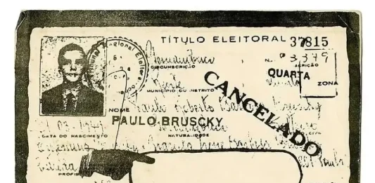Título de eleitor cancelado